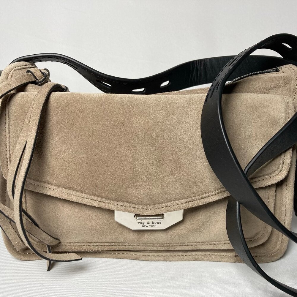 rag & bone New York Suede Small Field Messenger Bag - Picture 8 of 11